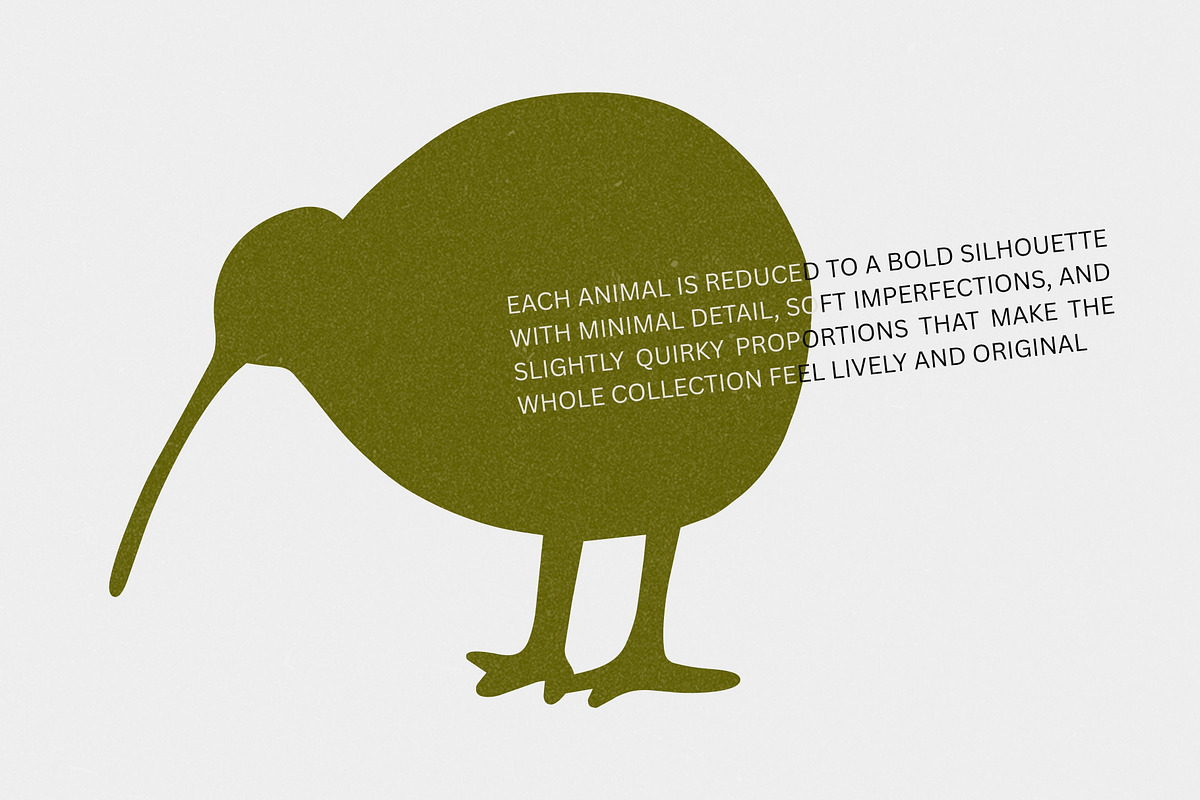 100 Naive Animal Silhouettes, an Animal Illustration by Veyla (Photo 4 of 11)