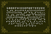 Decoraties - Modern Decorative Font, a Blackletter Font by haniefart (Thumbnail 10 of 11)