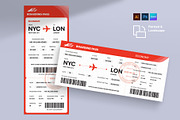 Boarding Pass Template, a Card Template by BrandPacks (Thumbnail 4 of 4)
