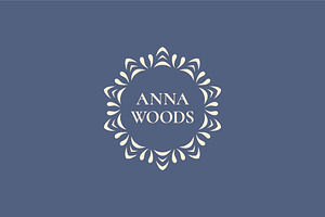 Vintage Floral Logo Template
