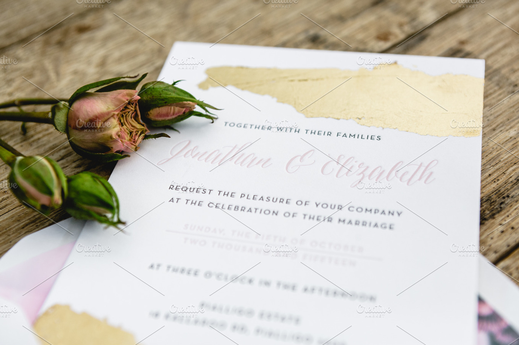 Wedding Invitation Stationery, a Business Photo by Shae Estella Photo