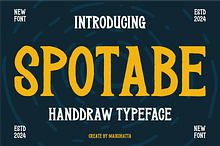 Spotabe - Handdraw Typeface