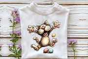 Whimsical Easter Cat Clipart, an Illustration by OK Design (Thumbnail 4 of 6)