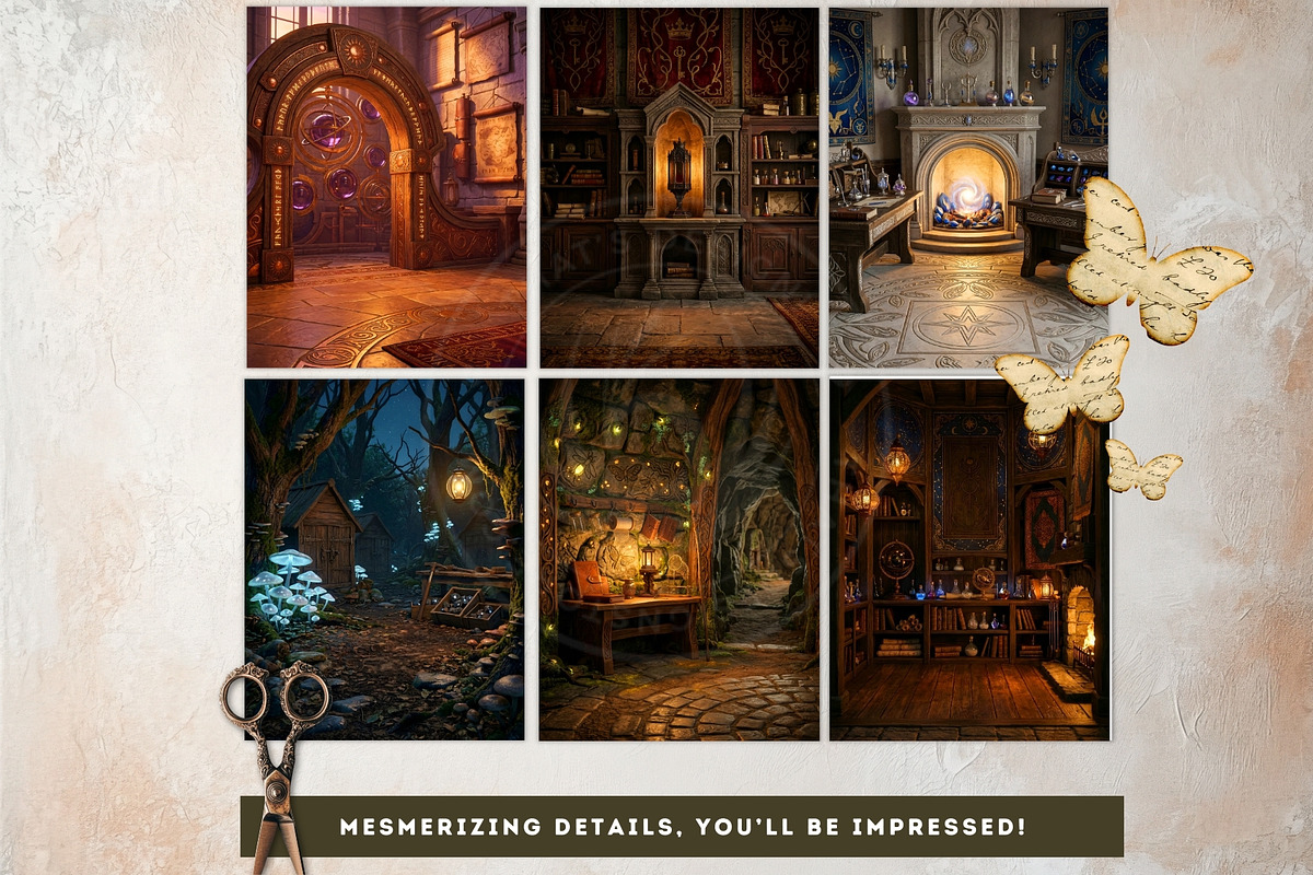 The Lantern Guild Backdrops, a Background Graphic by ThatsDesignArt (Photo 10 of 13)