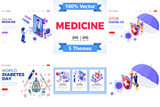 Online Doctor and Medical Diagnostic, a Healthcare Illustration by TAlex (Thumbnail 1 of 6)