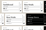 Candle Label Design Canva Template, a Branding & Logo Template by OMii Designs (Thumbnail 4 of 5)