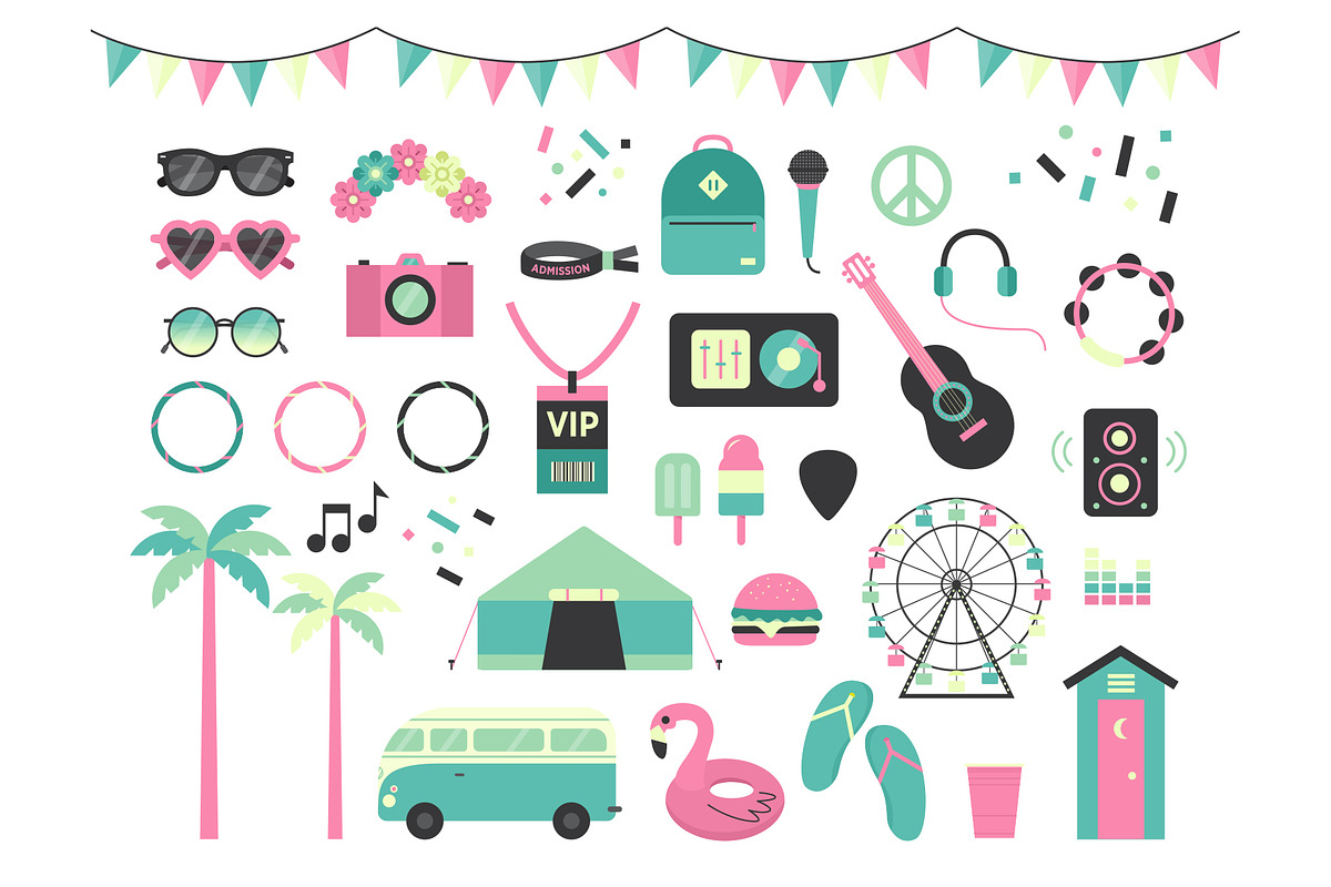 Music Fest Icon Collection, an Icon by GraphicsByKassy (Photo 2 of 10)
