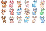 Cute Deer Clipart, an Animal Illustration by Forhadx5 (Thumbnail 5 of 9)