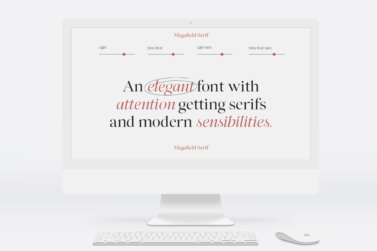 Megafield Serif Family | 12 Fonts, a Serif Font by Mulkan Nazir (Photo 7 of 16)