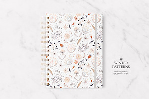 Winter Patterns Watercolor Set