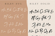 Riley SVG & Font, a Script Font by Digital Hustler (Thumbnail 8 of 9)