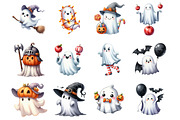 Funny Halloween Ghost, an Illustration by Design Market (Thumbnail 3 of 3)