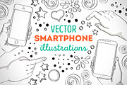 Smartphone Illustrations, a Decorative Illustration by graphicsoup (Thumbnail 2 of 3)