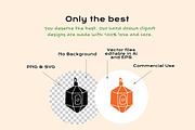 Modern Christmas Linocut Bundle, an Illustration by ClayStudio (Thumbnail 5 of 8)