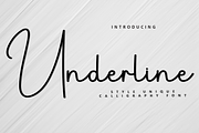 Underline, a Handwritten Font by FreshTypeINK (Thumbnail 1 of 8)