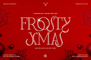 Frosty Xmas - A Holiday-Themed Serif, a Serif Font by SilverStag Type Foundry (Thumbnail 1 of 15)