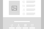 Wireframe Landing Page, a Wireframe Template by CreativeShaper (Thumbnail 3 of 5)