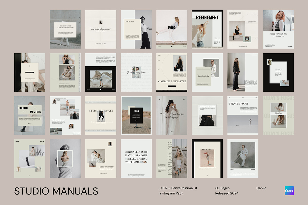 CIOR – Canva Minimalist Instagram, a Social Media Template by Studio Manuals (Photo 8 of 8)