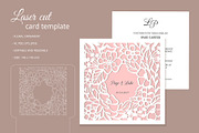 Laser cut invitation template, a Card Template by MARIA KOLYADINA (Thumbnail 1 of 2)