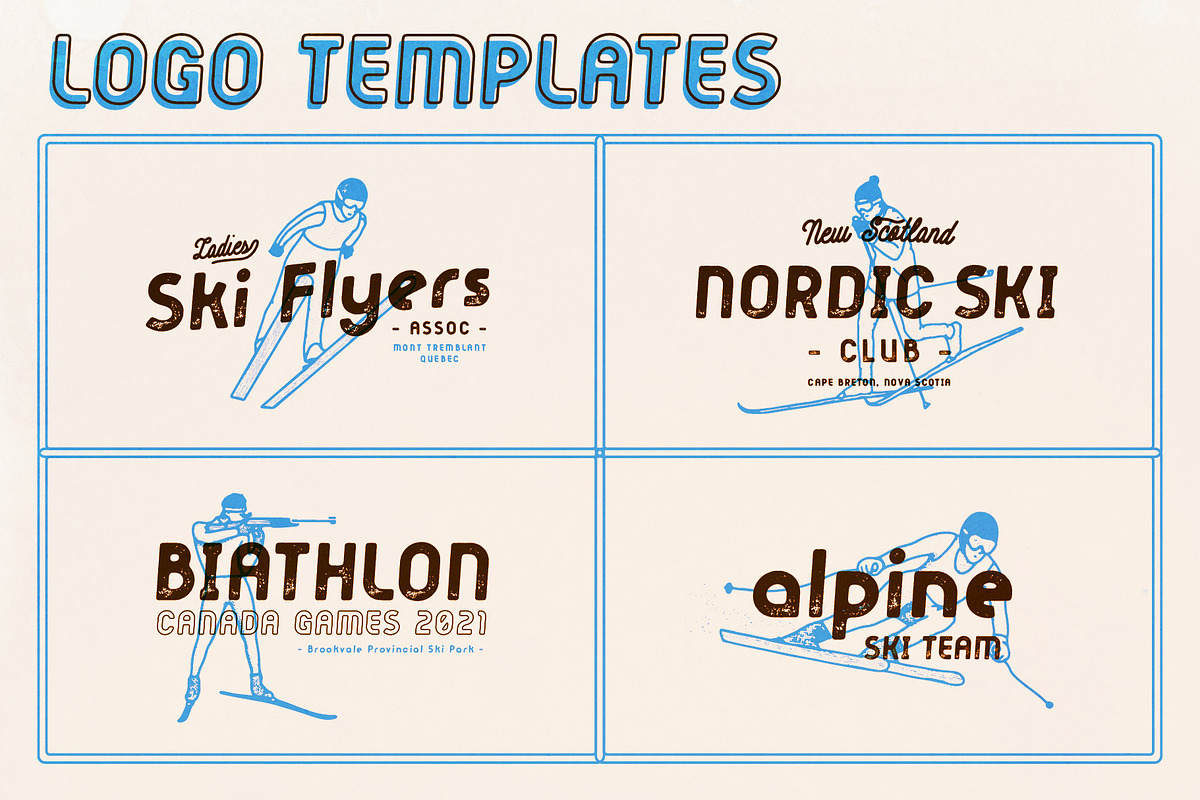 Nordic Club - Retro Athletic Sans, a Sans Serif Font by OPENCITYDESIGNCO (Photo 4 of 6)