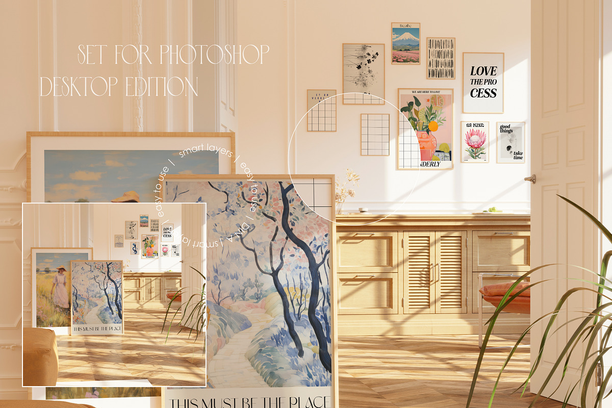 ADELE ROOM | Frame mockup set, a Household Mockup by yuliyuri.studio (Photo 40 of 44)