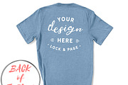 Back Of T-Shirt BC3001 Mockup Bundle, a Shirt Mockup by lock and page (Thumbnail 51 of 88)
