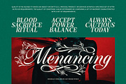 Quality Hand Typeface, a Script Font by alit design (Thumbnail 4 of 20)
