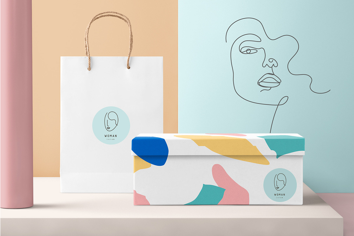 Minimalist Line Feminine Logos, a Decorative Illustration by Marylia (Photo 5 of 9)