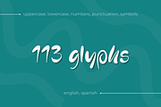 Flex Modern Font, a Script Font by typendy (Thumbnail 4 of 11)