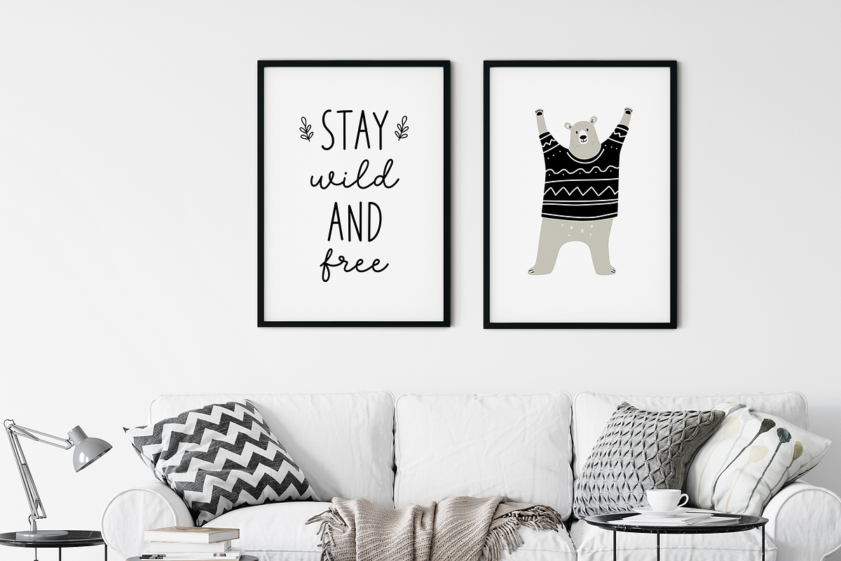 Friendly bear | Font duo, a Script Font by AngelinaKovel (Photo 8 of 15)