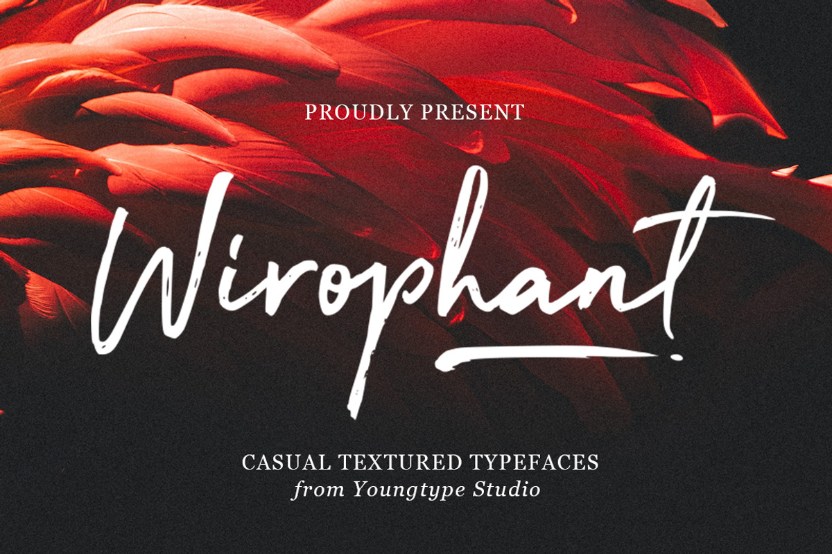 Wirophant, a Handwritten Font by Youngtype.Std (Photo 1 of 7)