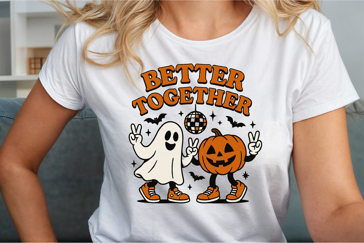 Better Together Pumpkin Ghost Hallow, an Illustration by Sublimation Artist (Photo 5 of 9)