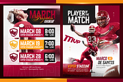 American Football Social Media Pack, a Social Media Template by OnurDemircan (Thumbnail 3 of 4)