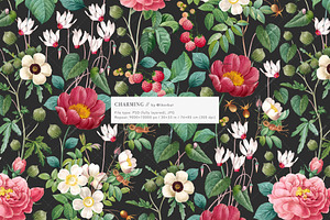 Charming Botanical Pattern & Plants