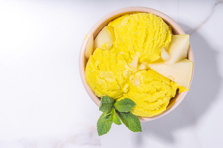 Melon ice cream, a Food & Drink Photo by Rimma