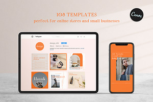 Trendy Online Store Templates CANVA