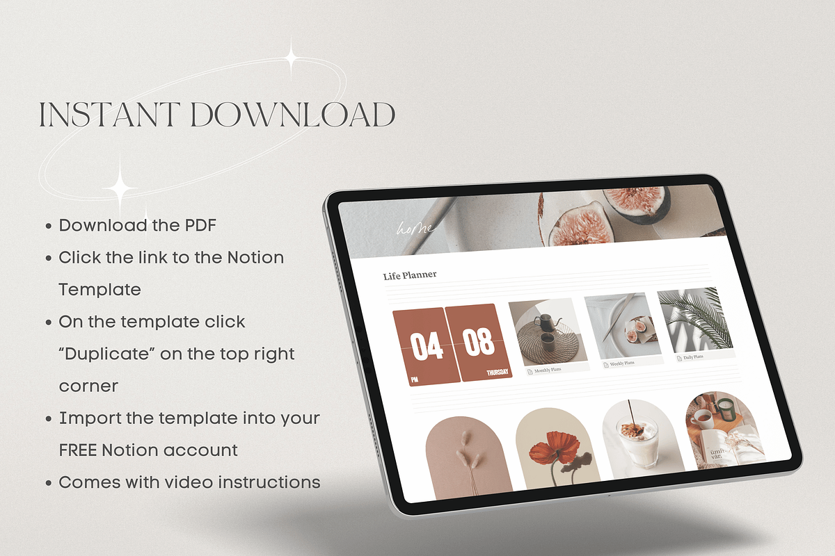 Notion Life Planner, a Websites & App Template by Asha Glenn Design Studio (Photo 12 of 12)