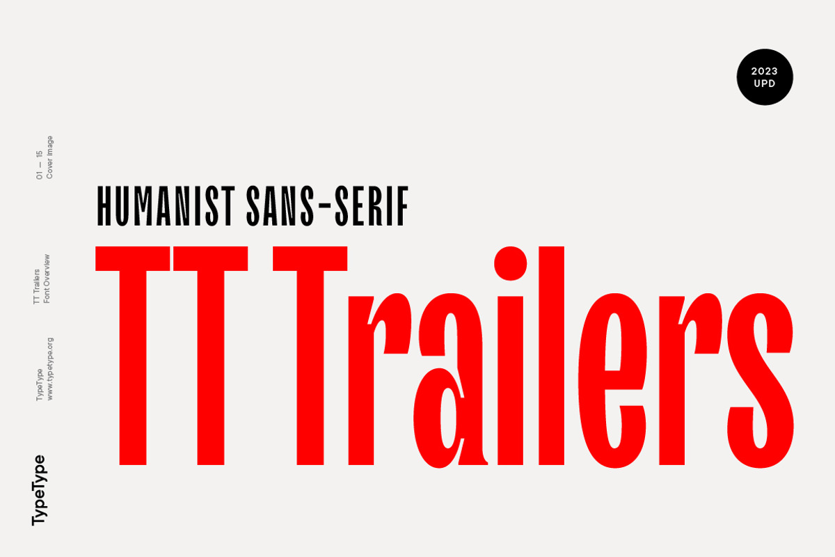 TT Trailers, a Sans Serif Font by TypeType (Photo 1 of 15)