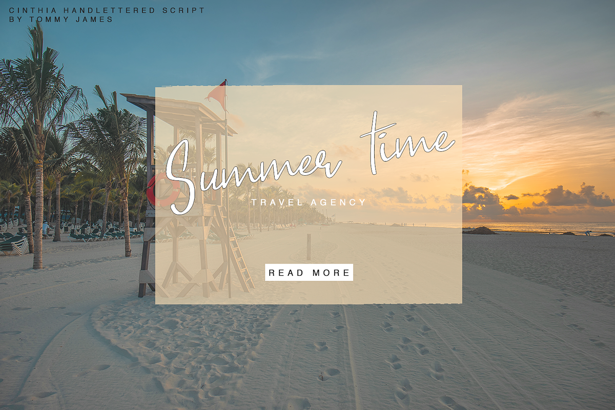 Cinthia Font preview 4