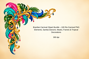 Brazilian Carnival – 100 PNG Clipart, an Object Illustration by MarisoArt (Thumbnail 2 of 9)