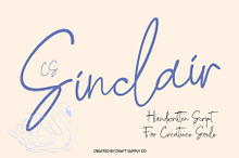 CS Sinclair – Handwritten Script