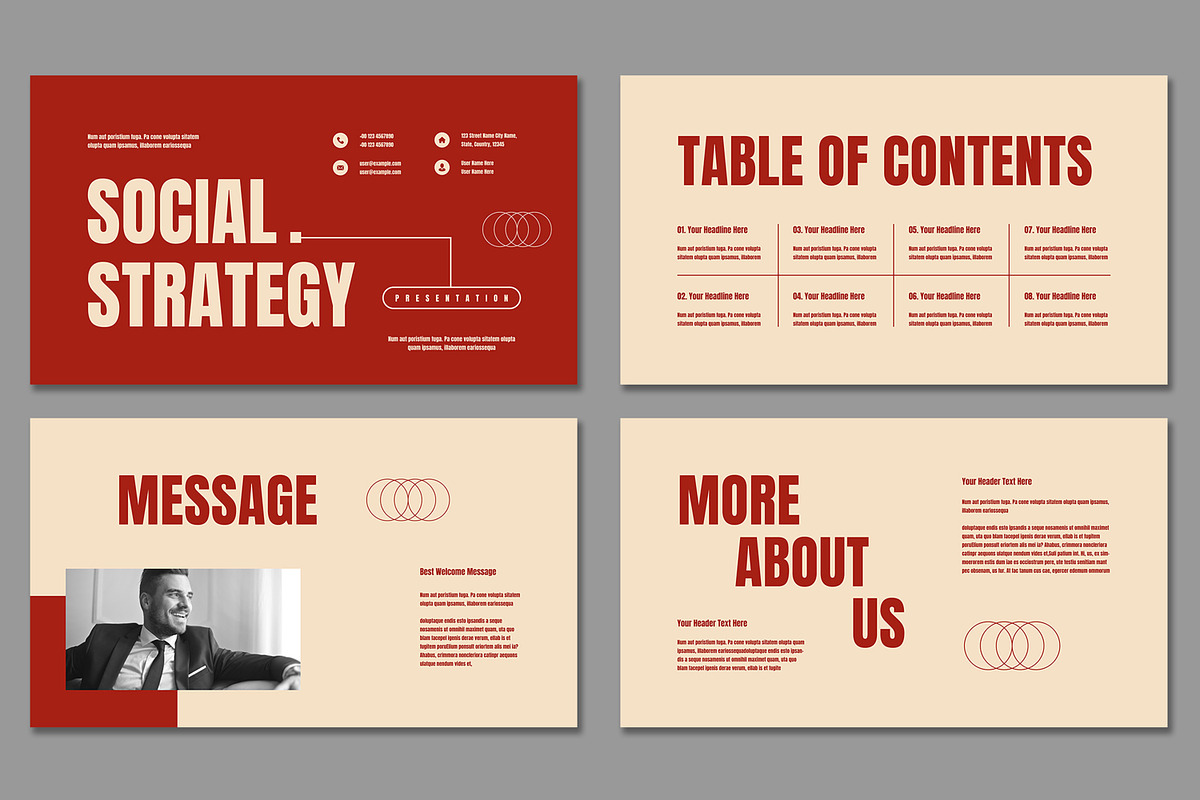 Social Media Strategy Presentation, a Presentation Template by ContestDesign (Photo 2 of 5)