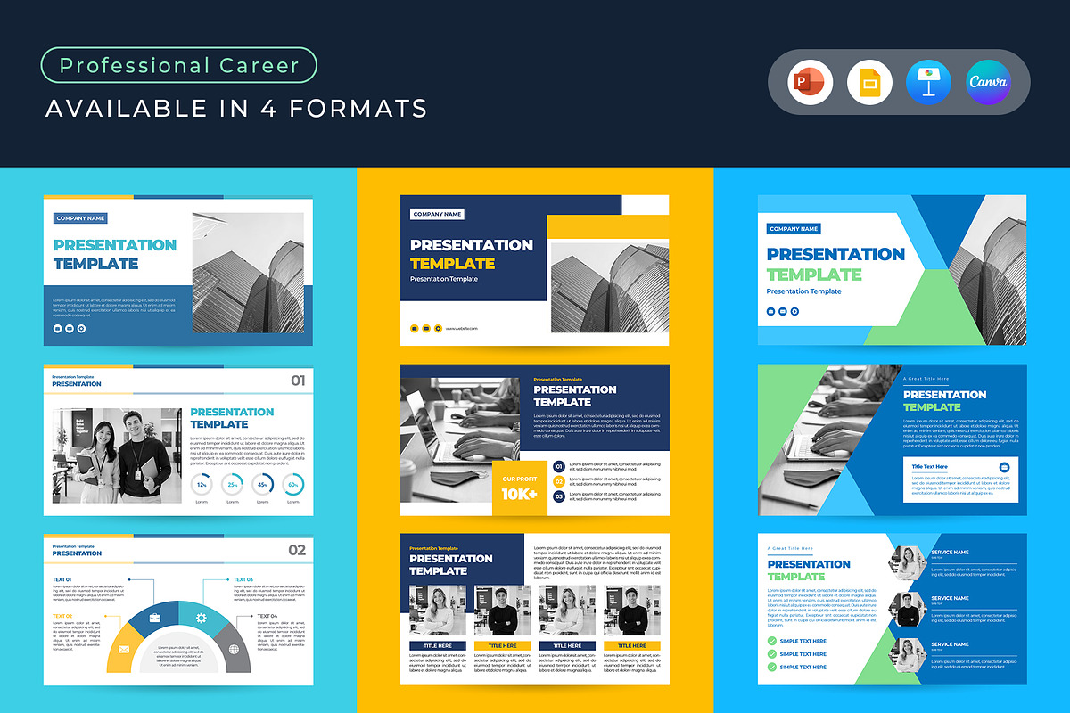 Minimal Professional Resume Bundle, a Presentation Template by CreativeUP (Photo 2 of 6)