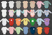 Baby Onesie Mock Ups UPDATE, an Apparel Mockup by JSquarePresents (Thumbnail 12 of 13)