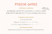 Positive Quotes - All Caps Font, a Handwritten Font by Kaya Fonts (Thumbnail 25 of 25)