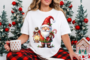 Christmas Santa Gnome Clipart Bundle, a Transportation Illustration by Digital Artistic99 (Thumbnail 7 of 9)