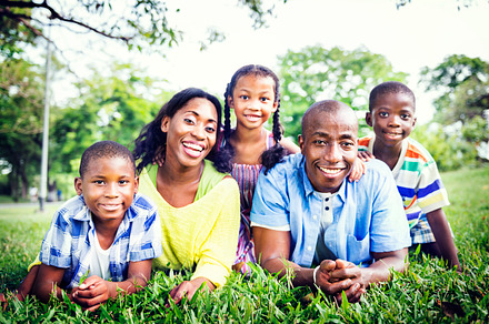 African family enjoying outdoors, a Photo by rawpixel