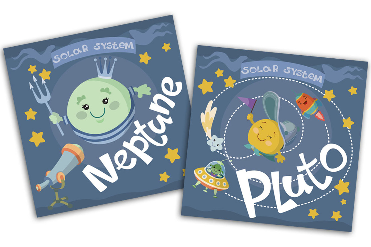Clip art - Solar system, a Decorative Illustration by Kopirin (Photo 9 of 10)