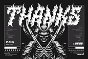Syrax – Brutal Black Metal Typeface, a Blackletter Font by Ardana Creative (Thumbnail 9 of 9)