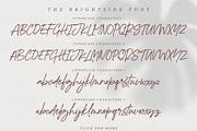 The Brightside Font, a Script Font by Ivan Rosenberg (Thumbnail 11 of 11)